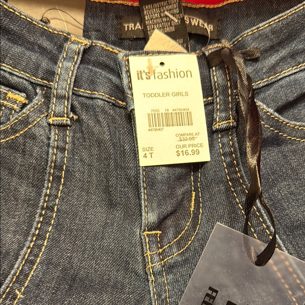 Toddler Girls' Blue Jeans
